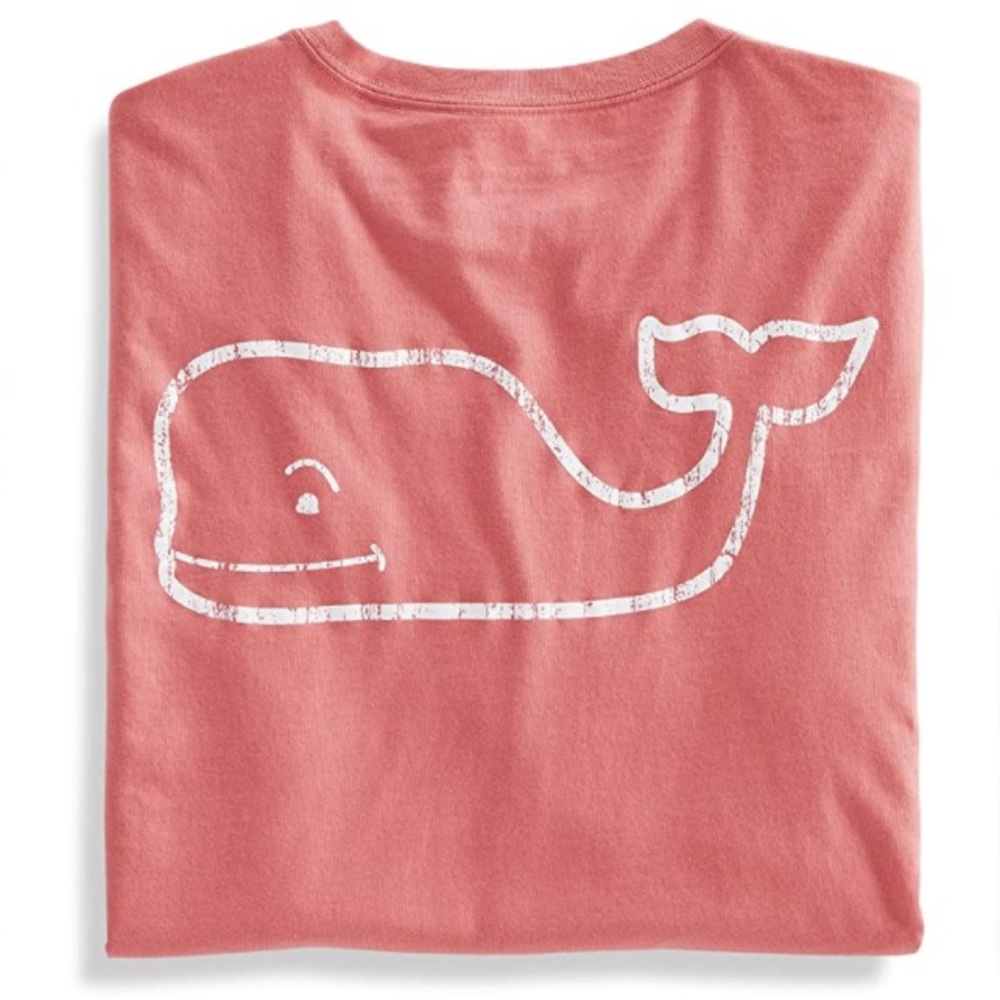 Vineyard Vines Faded Whale Short-Sleeve Pocket Tee